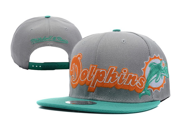 NFL Miami Dolphins M&N Snapback Hat id08